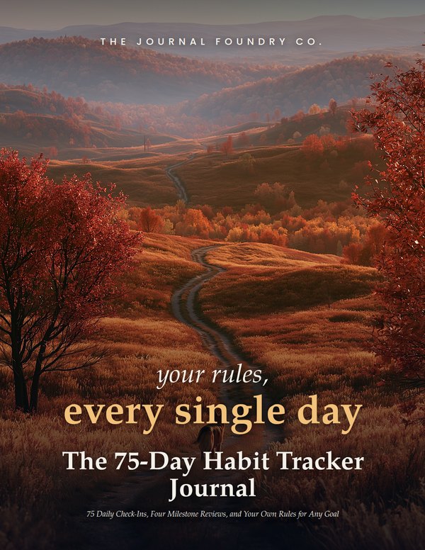 The 75-Day Habit Tracker Journal cover