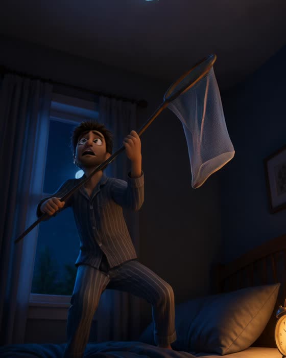 A still from one of our animated stories about sleep